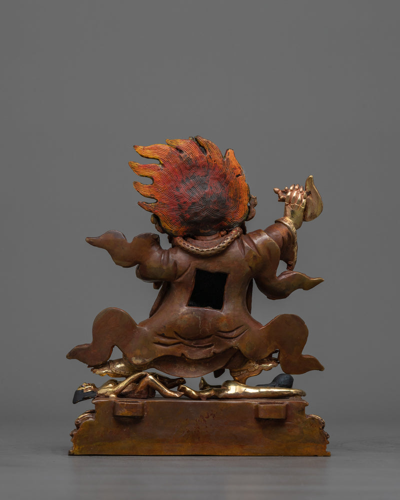 Two-Armed Bernagchen Mahakala Dharma Protector | Experience the Tranquil Aura