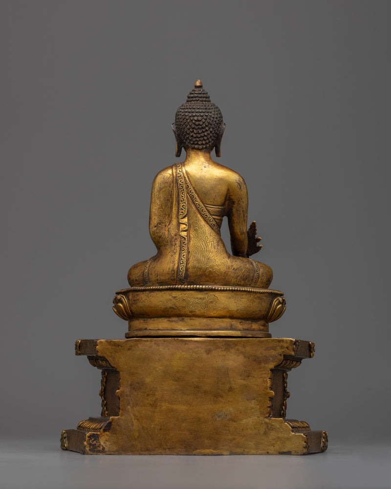 Antique Finish Medicine Buddha Statue | Healing Buddha in Buddhism