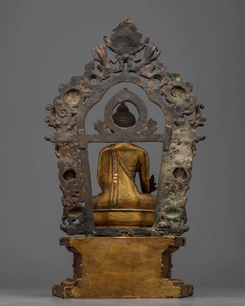 Antique Finish Medicine Buddha Statue 