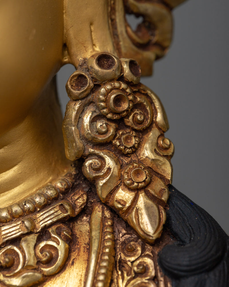 Premium Green Tara Statue | 10.6 Inches Female Enlightened Being