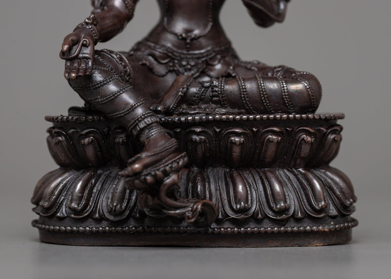 Mini Green Tara Statuette | Symbol of Compassion