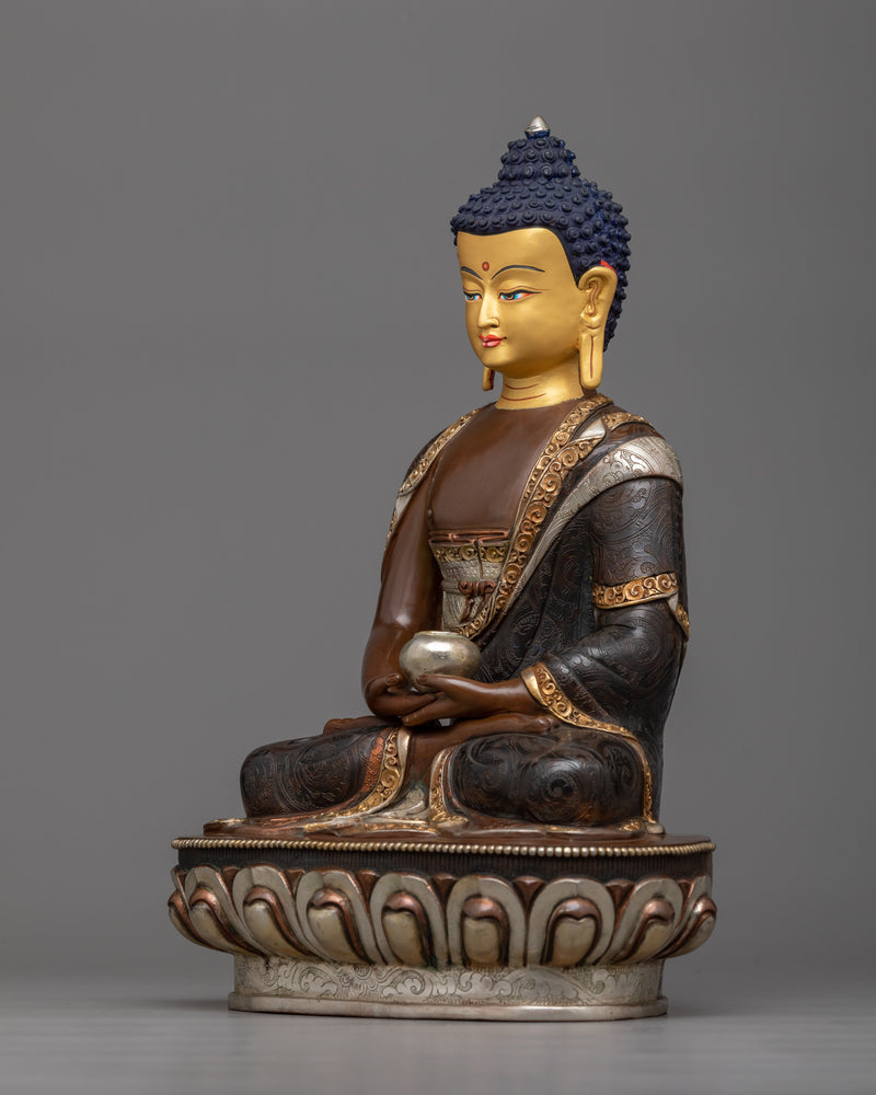 Amitabha Buddha Rupa | Handmade Sculpture