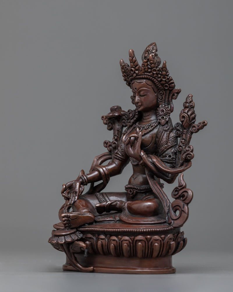 One of The Main Buddhist Female Deities "Green Tara" | A Guiding Light in Buddhist Traditions