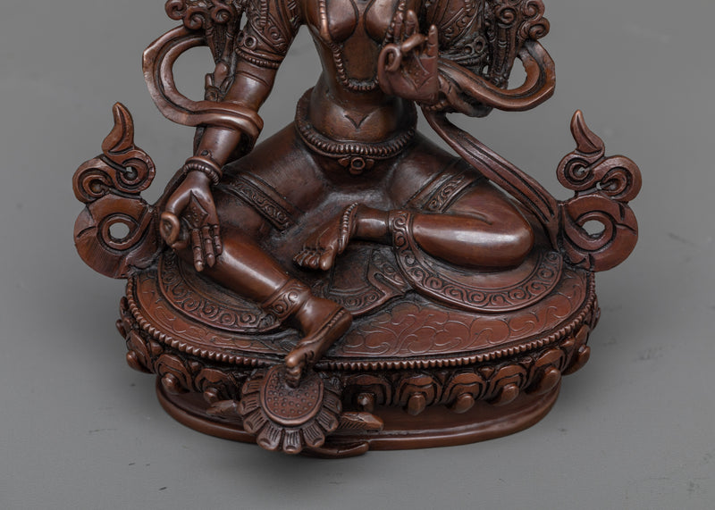 One of The Main Buddhist Female Deities "Green Tara" | A Guiding Light in Buddhist Traditions