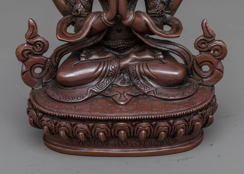 Unveil the Compassion of the Chenrezig Copper Statue | Your Window to a World of Serenity