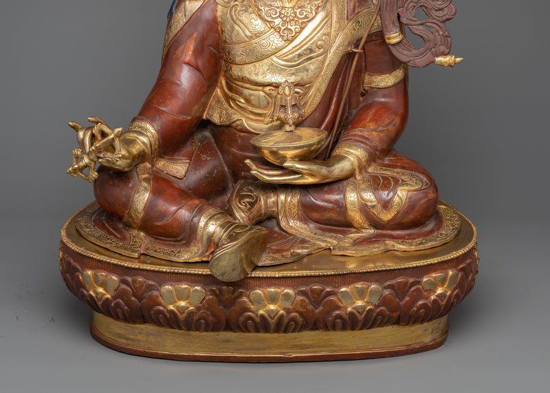 67cm Guru Rinpoche Statue | Handmade in Nepal by Master Artist