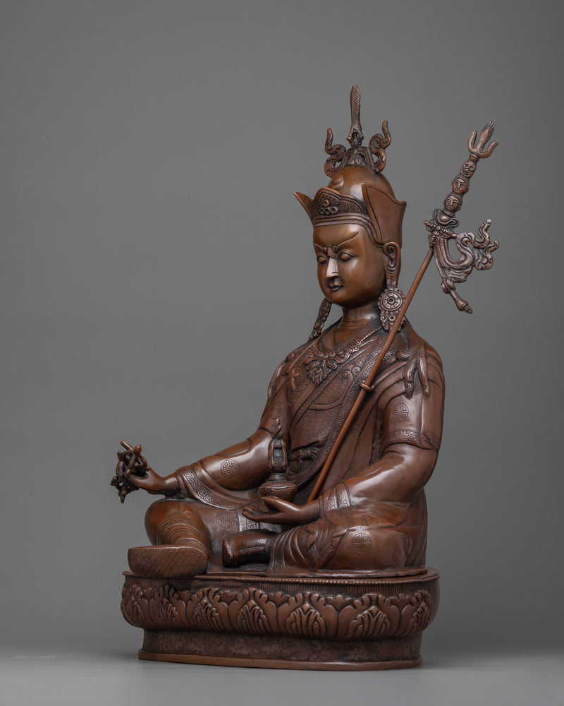 Guru Rinpoche Statue 20.8 Inches | Guru Padmasambhava Lotus Born Master