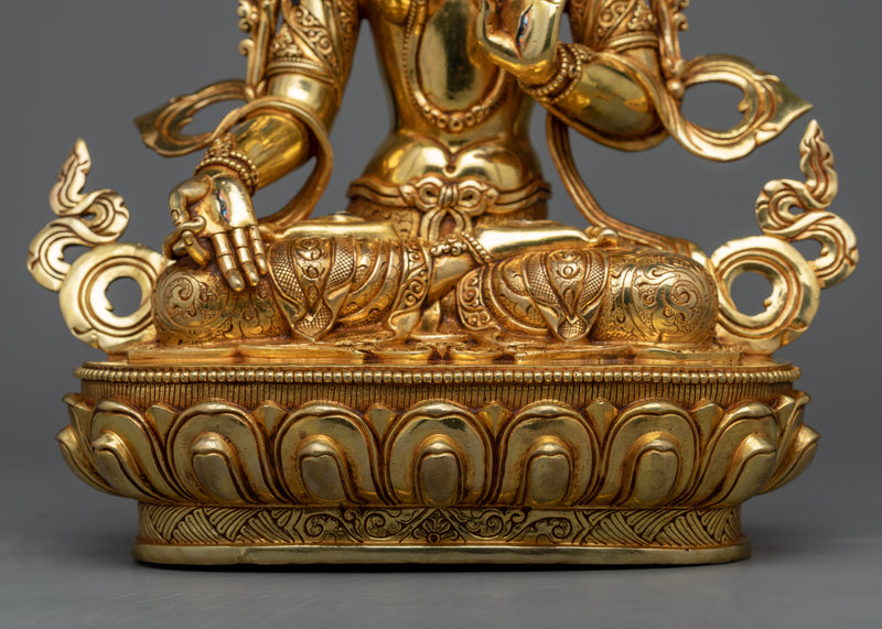 White Tara High Quality Statue | Deity of Maternal Compassion and Healing