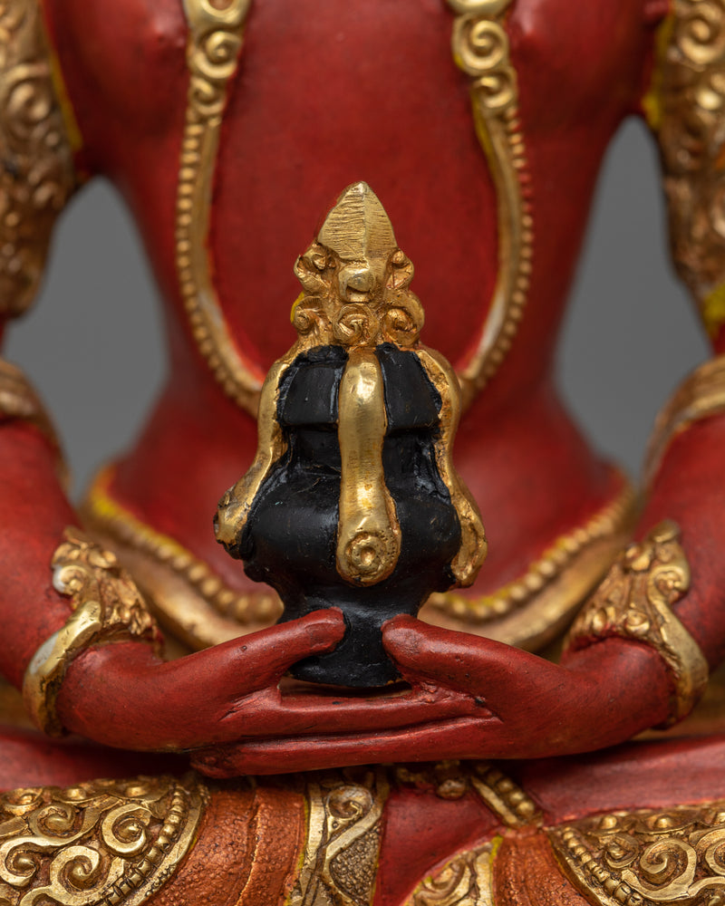 22cm Amitayus Buddha Statue | Buddha of Infinite Life