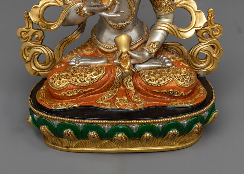 22cm Vajrasattva Statue | Tibetan Dorje Sempa Sculpture