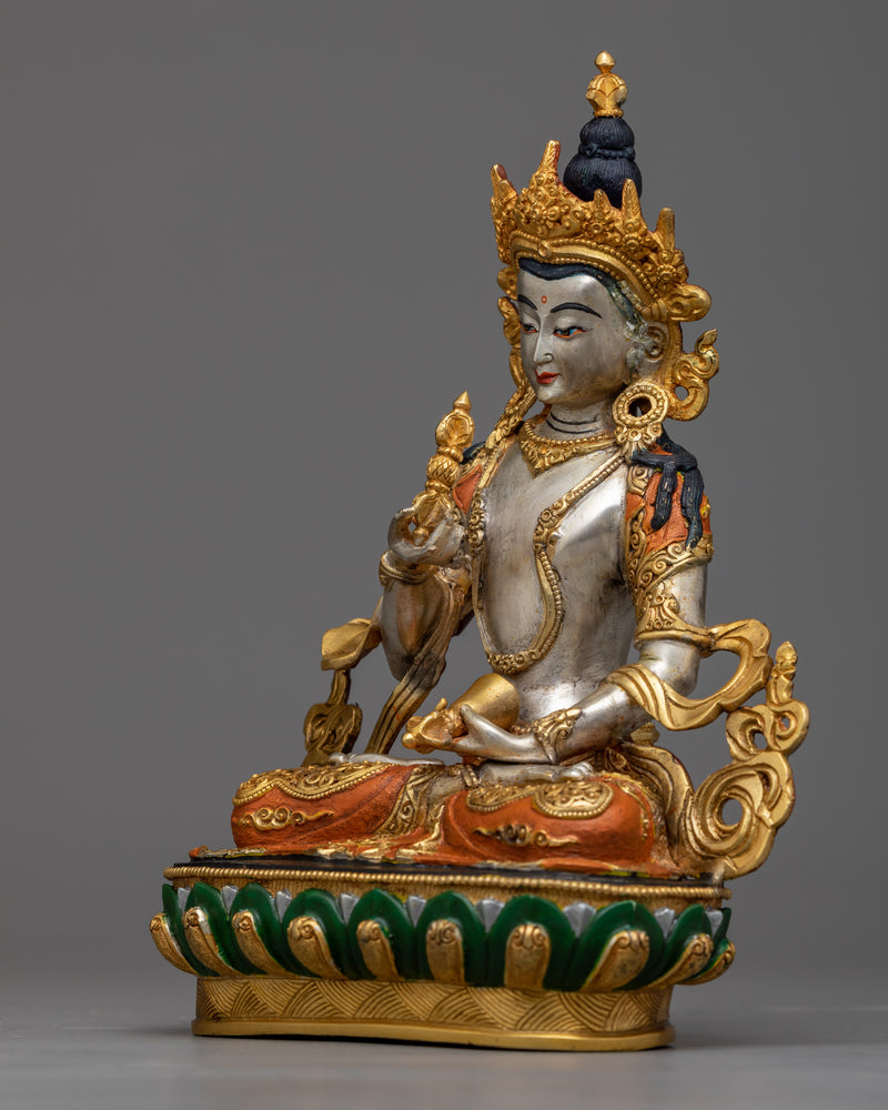 22cm Vajrasattva Statue | Tibetan Dorje Sempa Sculpture