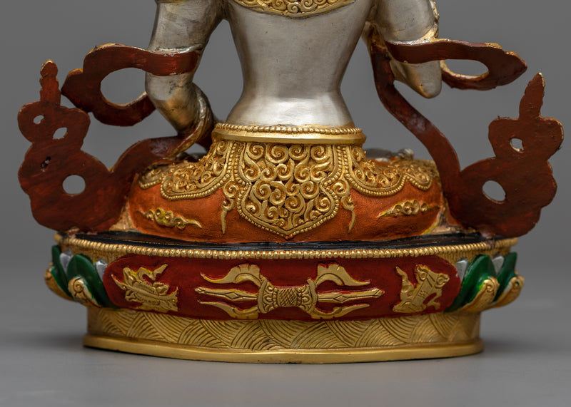 22cm Vajrasattva Statue | Tibetan Dorje Sempa Sculpture