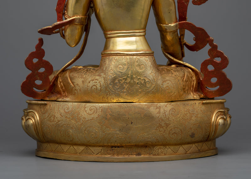 White Tara 20 Inch Statue | Large Sculpture of Long Life Goddess