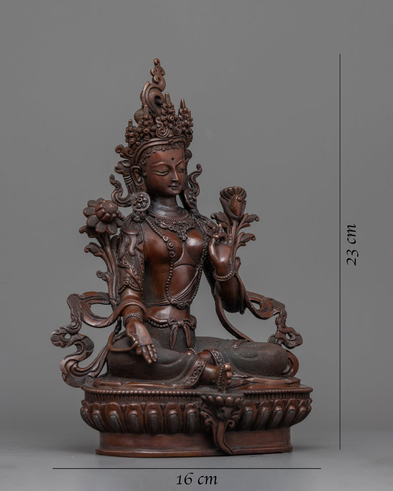 statue for green-tara-day