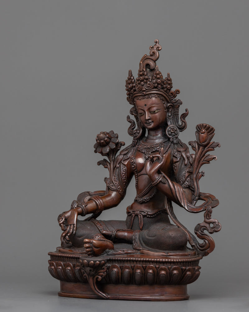 statue for green-tara-day