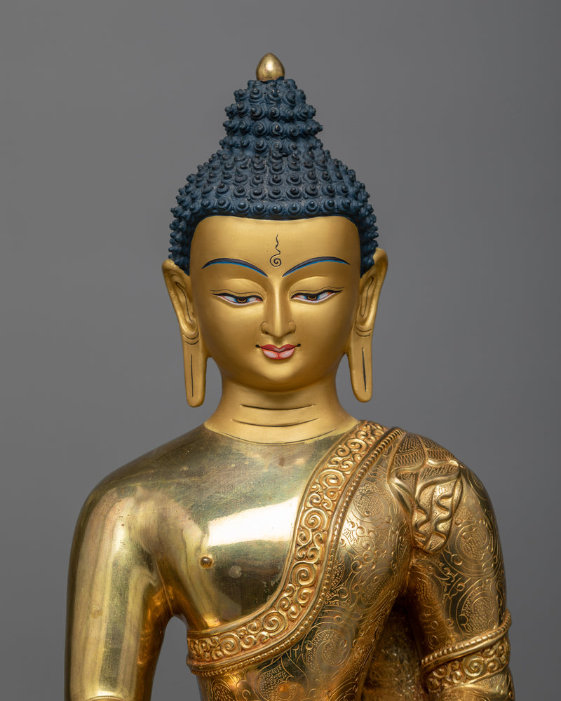 Buddha Shakyamuni on Throne Statue | Sublime Enlightenment