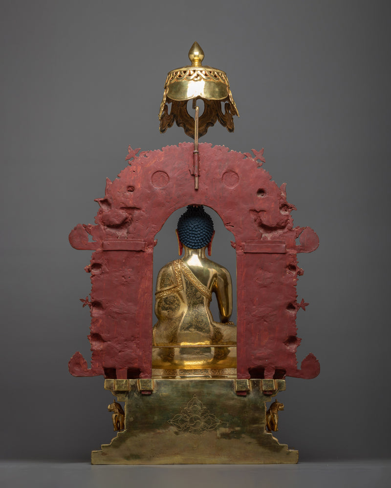 Buddha Shakyamuni on Throne Statue | Sublime Enlightenment