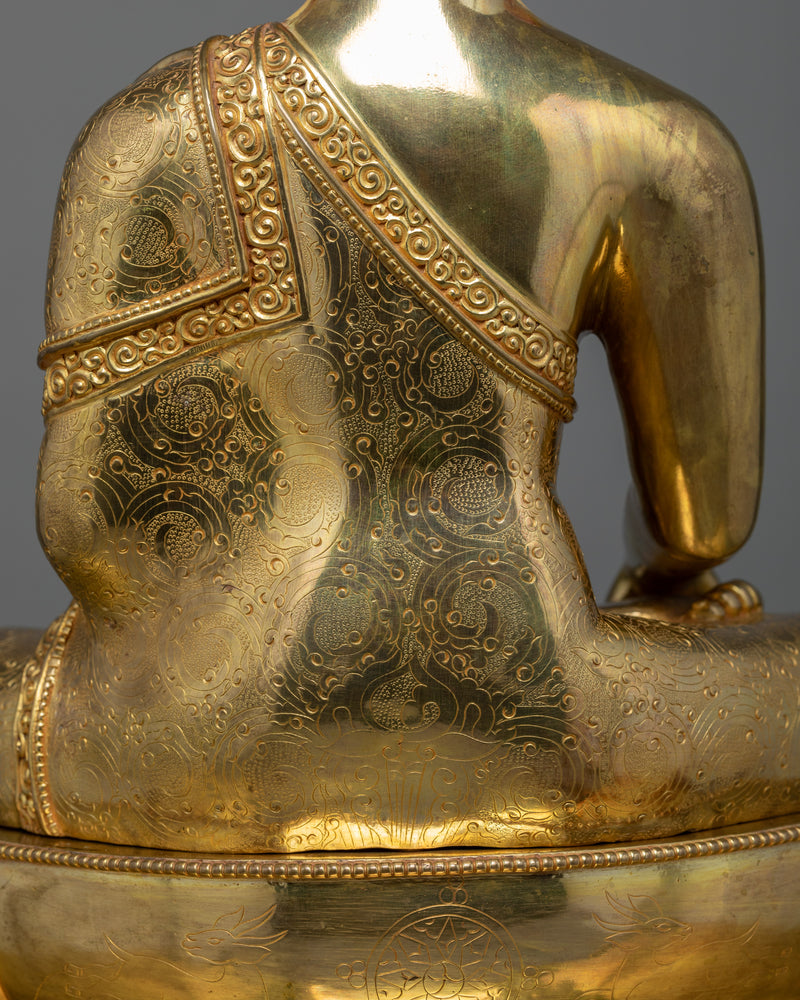 Buddha Shakyamuni on Throne Statue | Sublime Enlightenment