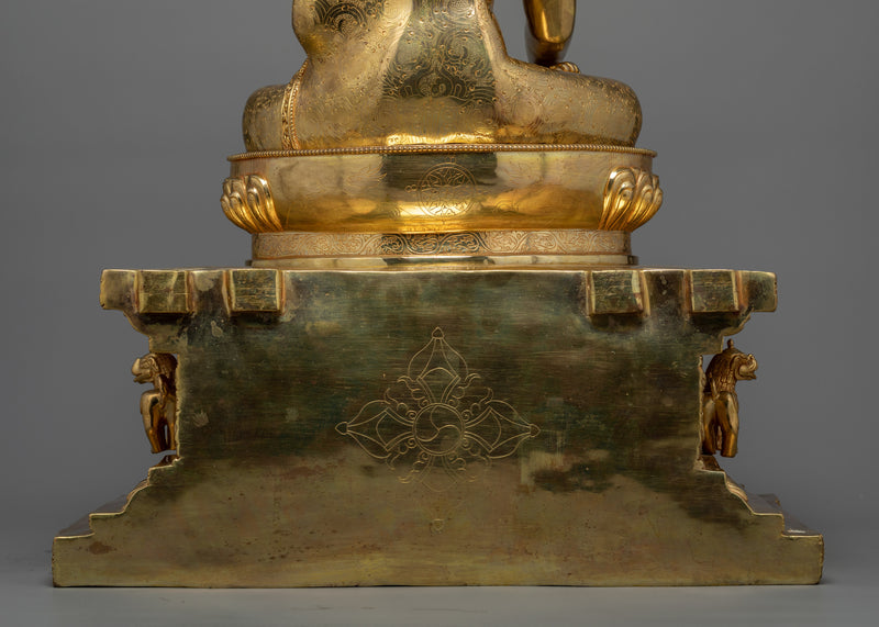 Buddha Shakyamuni on Throne Statue | Sublime Enlightenment