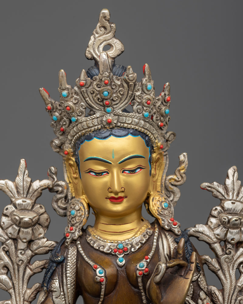 Green Tara Art from Nepal | Eternal Compassion, Nepalese Artistry