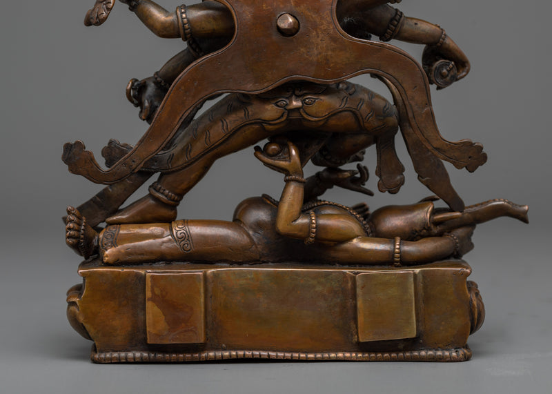 Six Armed Mahakala Sculpture | Dharmapala Pantheon of The Wrathful Deities