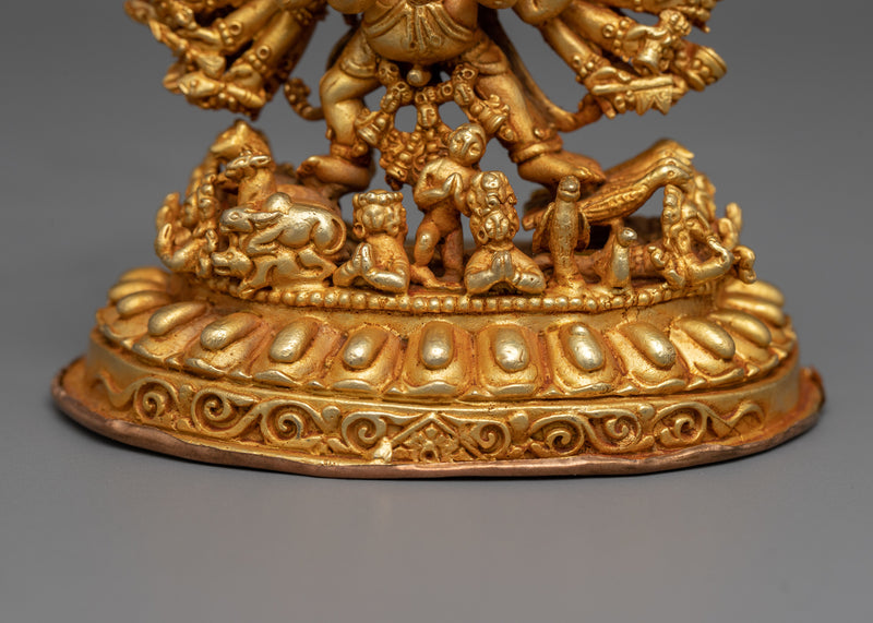 The Small Yamantaka | A Golden Beacon of Conquering Wisdom