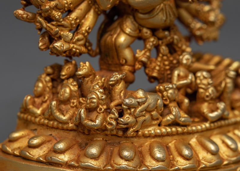 The Small Yamantaka | A Golden Beacon of Conquering Wisdom