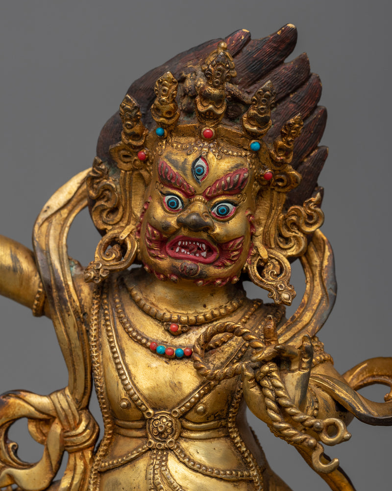 Antique Vajrapani Statue | A Timeless Guardian of the Sacred Teachings