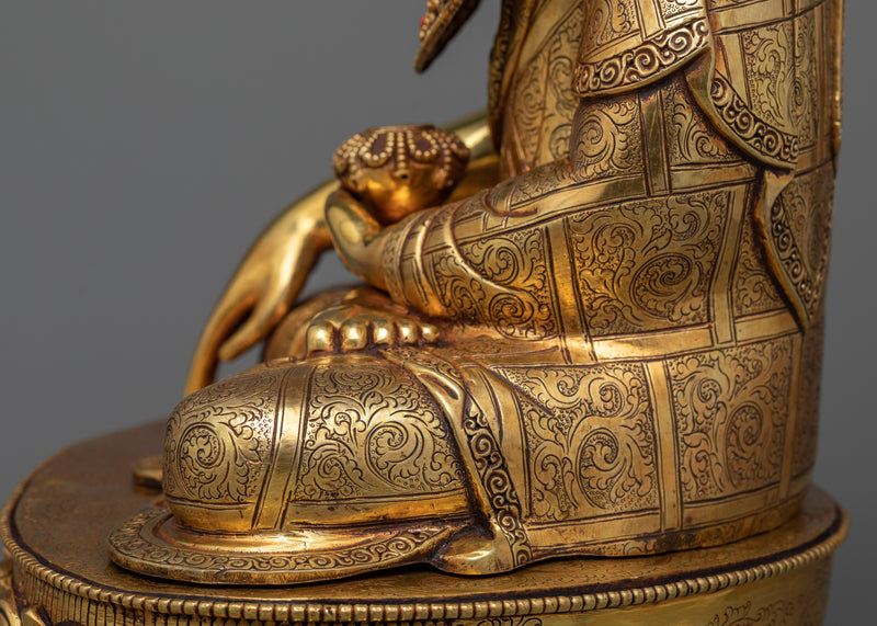 Crown Shakyamuni Buddha Statue | 19 Inch Beautiful Work of Art