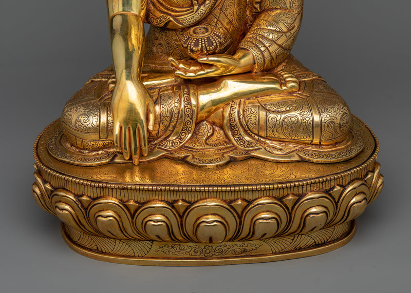 Crown Shakyamuni Buddha Statue | 19 Inch Beautiful Work of Art