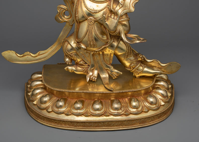 Vajrapani Buddhist Savior Statue | The Thunderbolt-bearing Bodhisattva