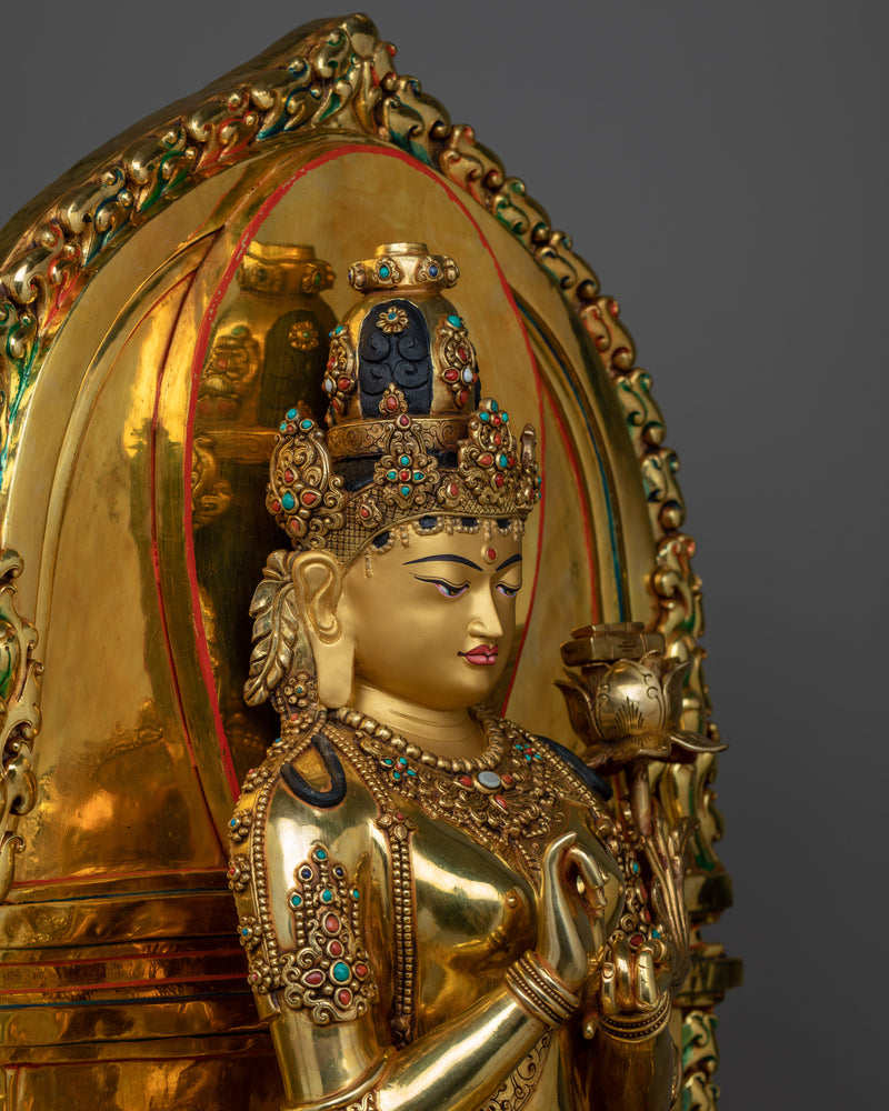 Prajna Paramita Statue | Premium Handmade Large Sculpture of Wisdom Deity