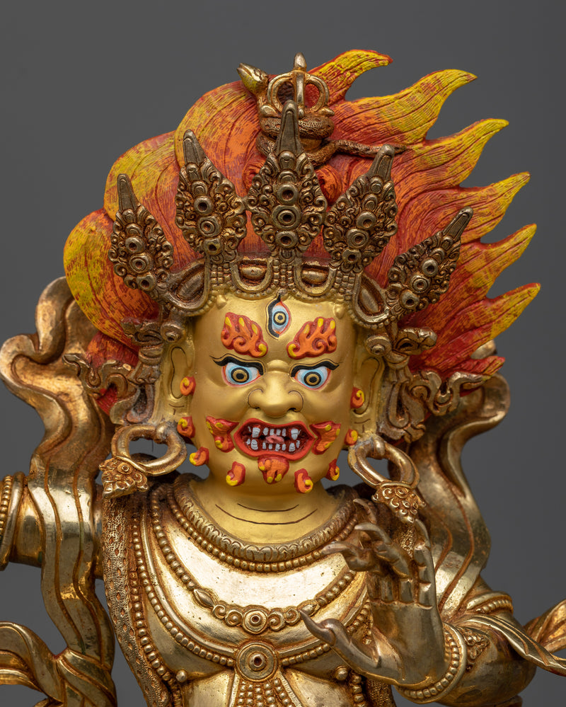 Vajrapani 20 Inch Statue | Hand-carved Figure of Bodhisattva of Enlightened Activities