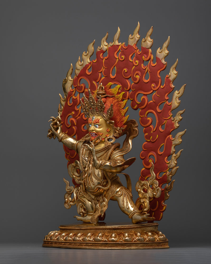 Vajrapani 20 Inch Statue | Hand-carved Figure of Bodhisattva of Enlightened Activities