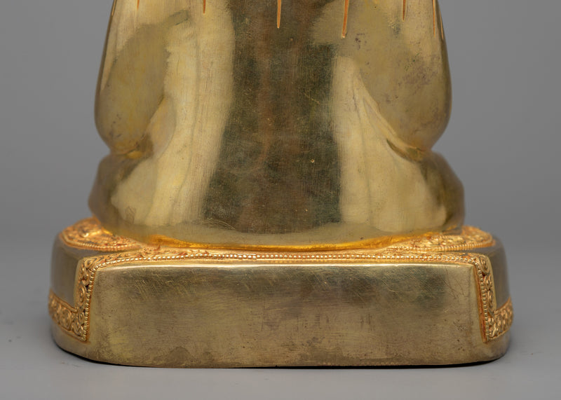 Great Lama Zhabdrung Rinpoche | Tibetan Buddhist Monk Statue Made in Nepal