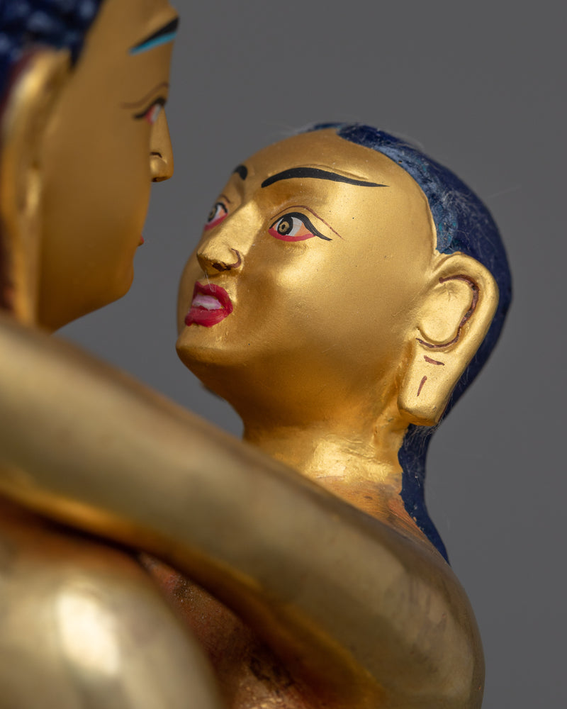 Discover Divine Union with our Samantabhadra & Consort Sculpture | Himalayan Artwork