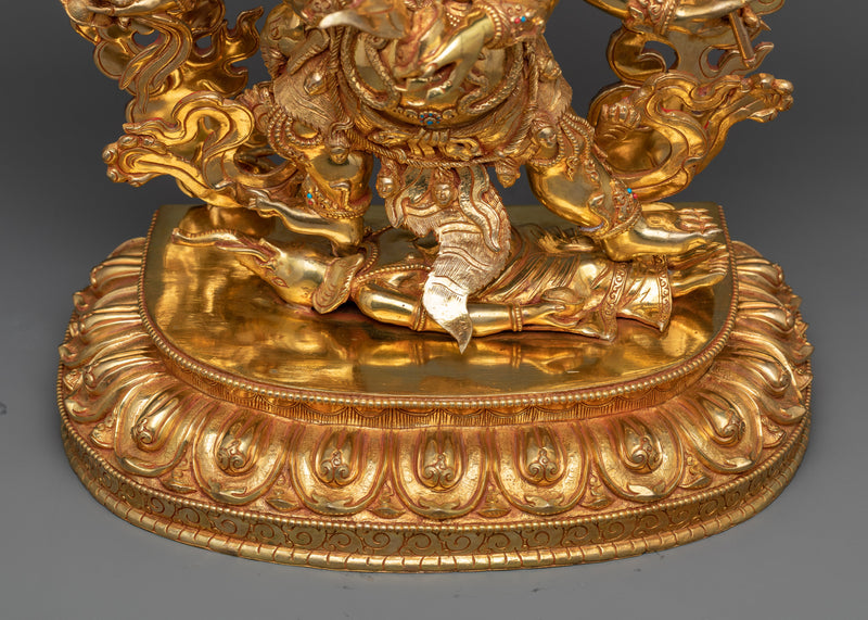 Forge a Path of Fearless Wisdom with Six-Armed Mahakala | Buddhist Sculptures