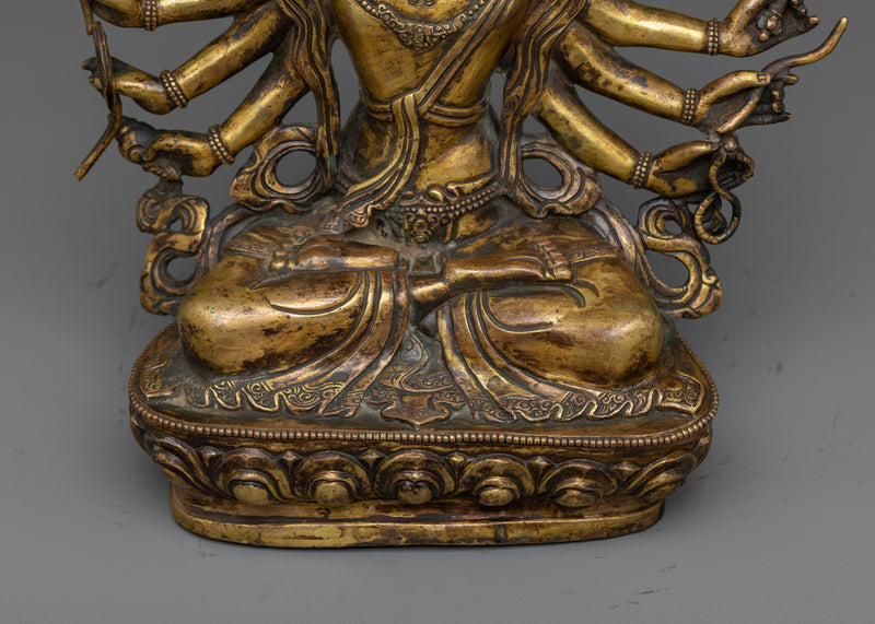 Discover the Multifaceted Enlightenment with Maha Manjushri | Himalayan Artwork