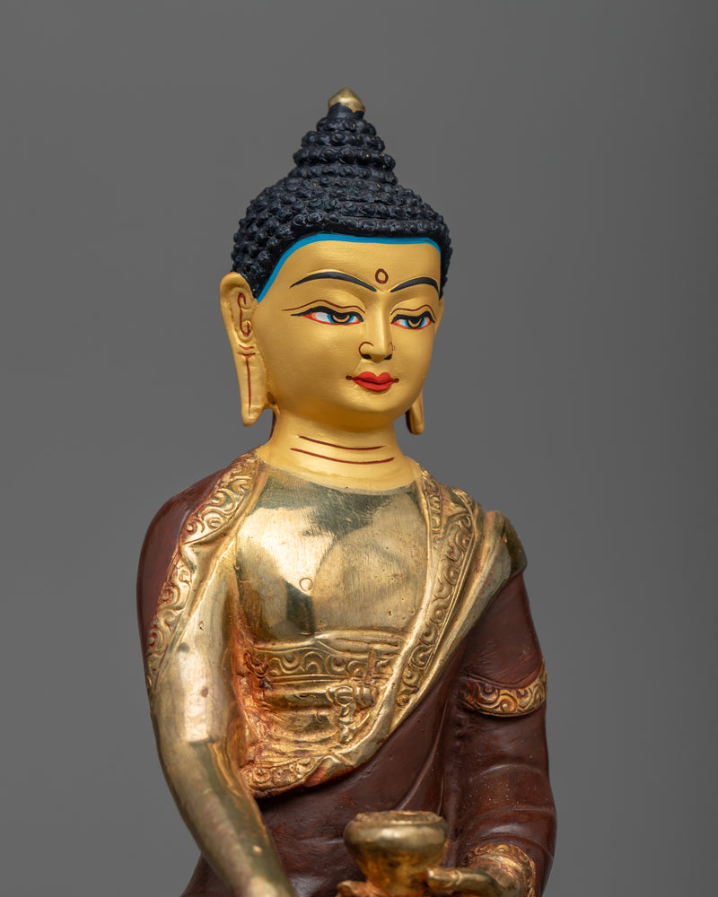 Shakyamuni Buddha Gold Face Statue | Founder of Buddhism