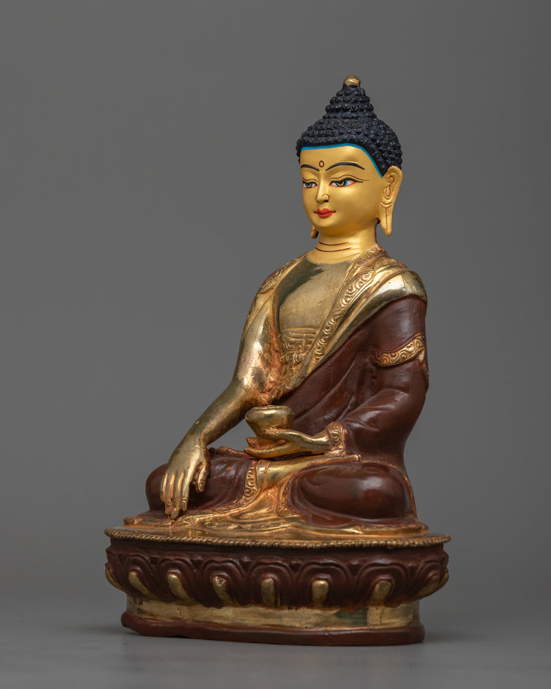 Shakyamuni Buddha Gold Face Statue | Founder of Buddhism