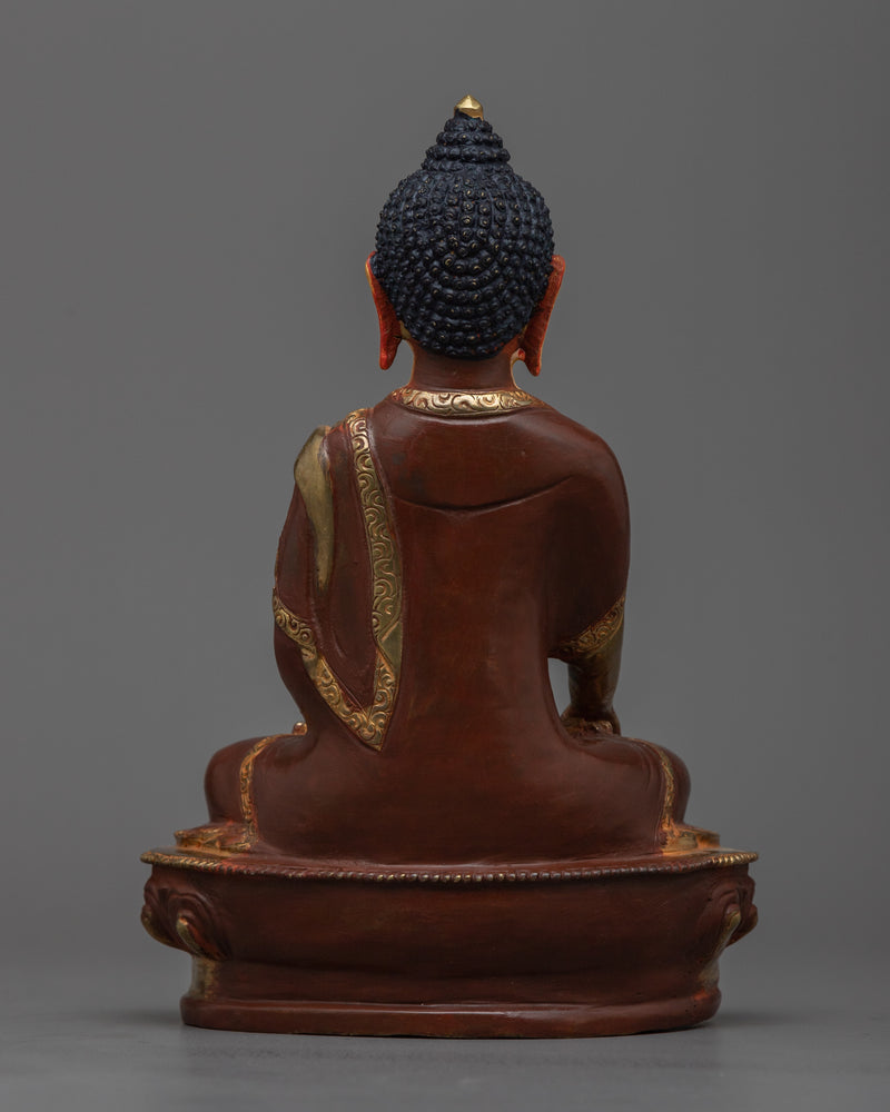 Shakyamuni Buddha Gold Face Statue 