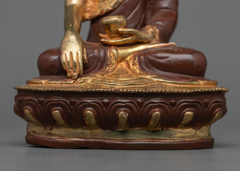 Shakyamuni Buddha Gold Face Statue | Founder of Buddhism