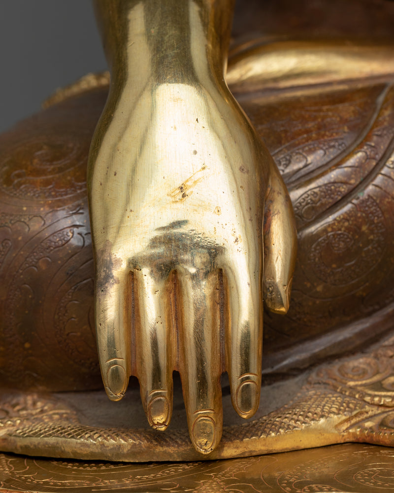 Shakyamuni Buddha Statue Meaning | Handmade 23.6 Inches Sculpture