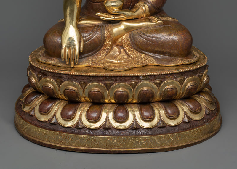 Shakyamuni Buddha Statue Meaning | Handmade 23.6 Inches Sculpture