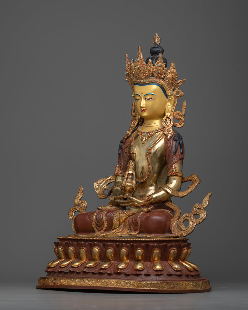 statue for amitayus-long-life-practice