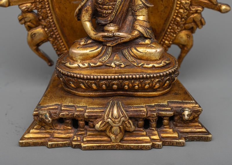 Journey into Eternal Bliss with Amitabh Buddha | Antique Finished Sculpture