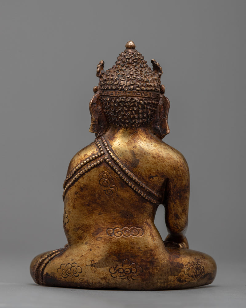 Crown Shakyamuni Buddha Sculpture | Reverence & Radiance Statues