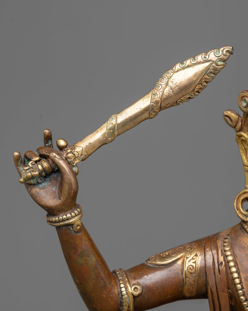 Manjushri with Consort Statue | Journey into Profound Insight