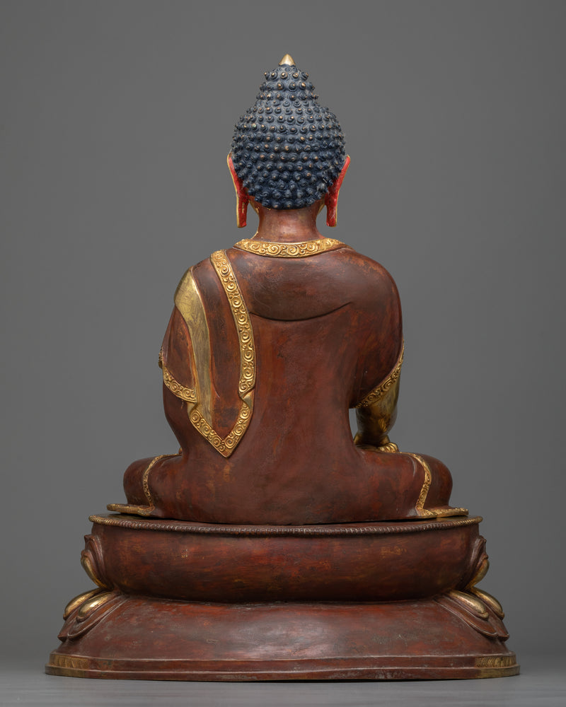 Buddha Shakyamuni Copper Statue