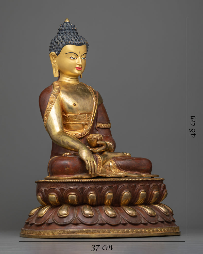 Buddha Shakyamuni Copper Statue